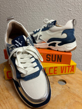 Charger l'image dans la galerie, Baskets flamme  blanc et denim Juliette - Pointure 36 - Vanessa Wu