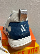 Charger l'image dans la galerie, Baskets flamme  blanc et denim Juliette - Pointure 36 - Vanessa Wu