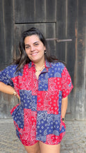 Charger l'image dans la galerie, Chemise imprimé bandana -