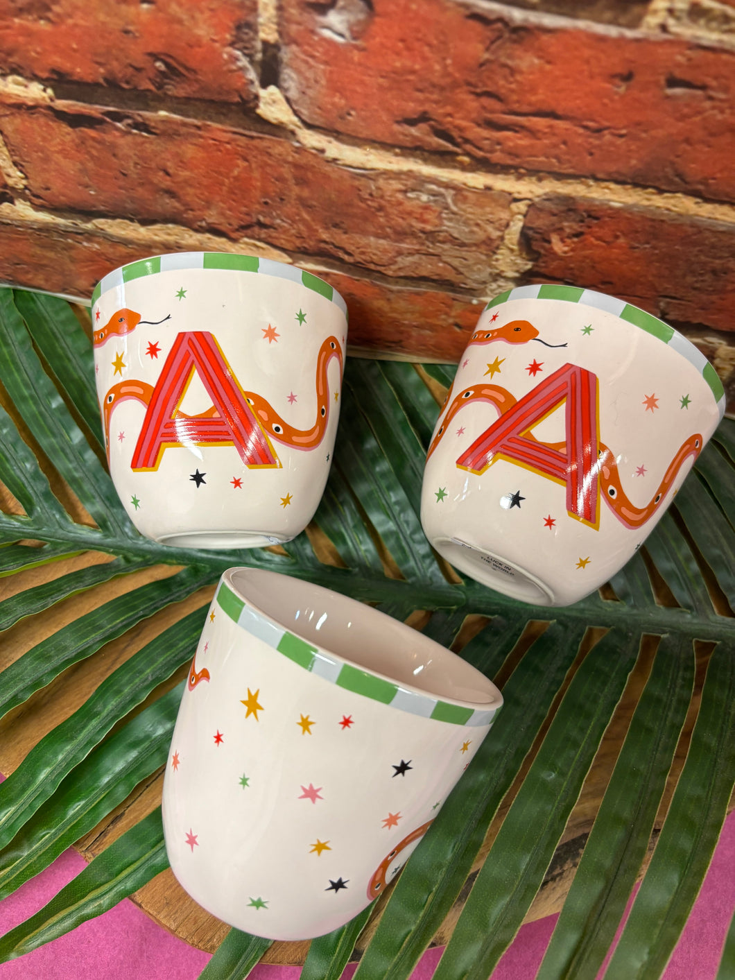 Tasse lettre alphabet