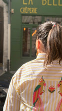 Charger l'image dans la galerie, Chemise rayée jaune et blanc - Bastille