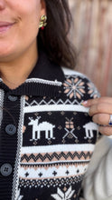 Charger l'image dans la galerie, Gilet en maille écru à motifs jacquard Pio - Orfeo
