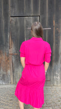 Charger l'image dans la galerie, Robe fushia midi Grace &amp; Mila - Eloise