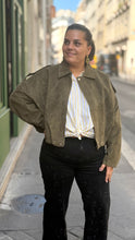 Charger l'image dans la galerie, Veste suédine kaki - Marais