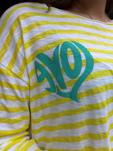 Charger l'image dans la galerie, T-shirt marinière jaune manches longues - Lily