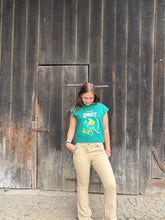 Charger l'image dans la galerie, Pantalon flare en toile beige - Hailey