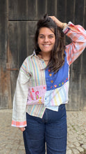 Charger l'image dans la galerie, Chemise patchwork brodée cœurs - Simone