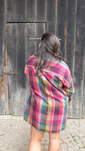 Charger l'image dans la galerie, Robe chemise à carreaux multicolores - Lou