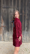 Charger l'image dans la galerie, Robe sequins nœud dos - Céleste