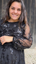 Charger l'image dans la galerie, Robe sequins fleuris - Laure
