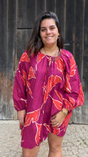 Charger l'image dans la galerie, Robe fleurie fluide - Violette