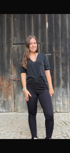 Charger l'image dans la galerie, Legging en toile noir - Diane
