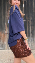 Charger l'image dans la galerie, Short chocolat à sequins - Ambre